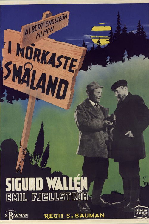 I mörkaste Småland (1943) poster