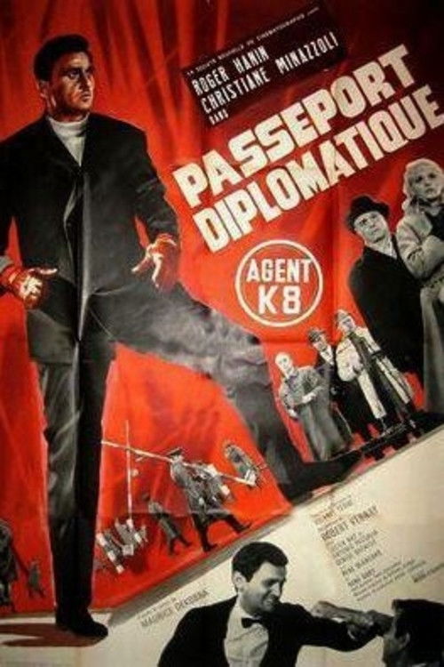 Passeport diplomatique agent K 8 (1965) poster