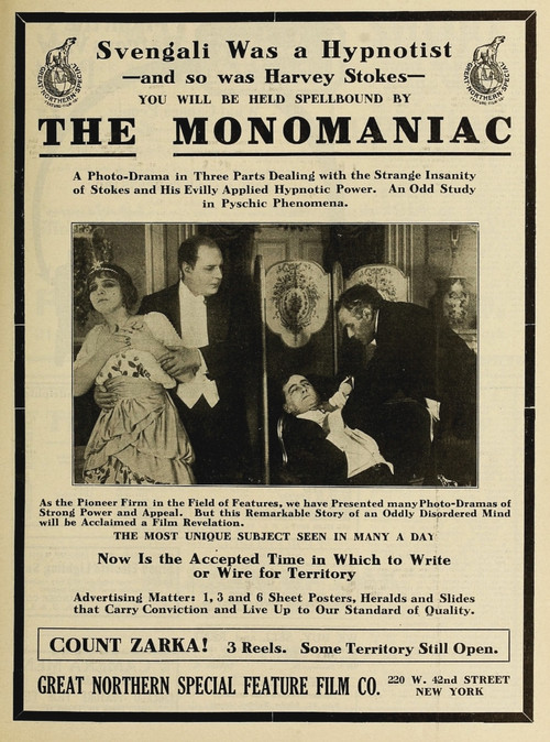 The Monomaniac (1914) poster