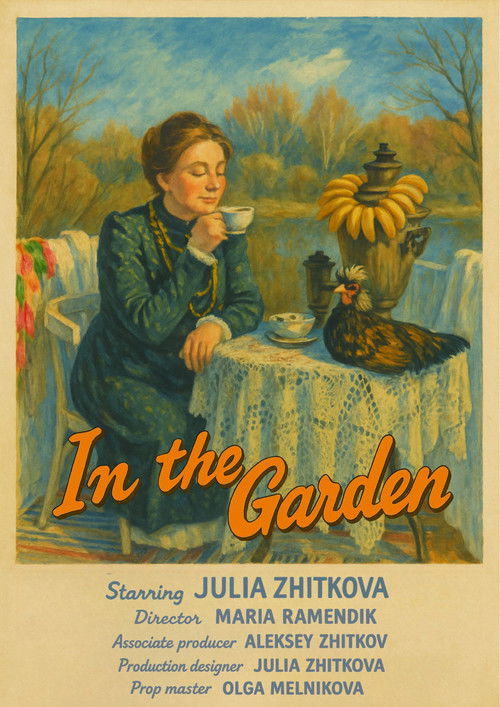 In the garden poster