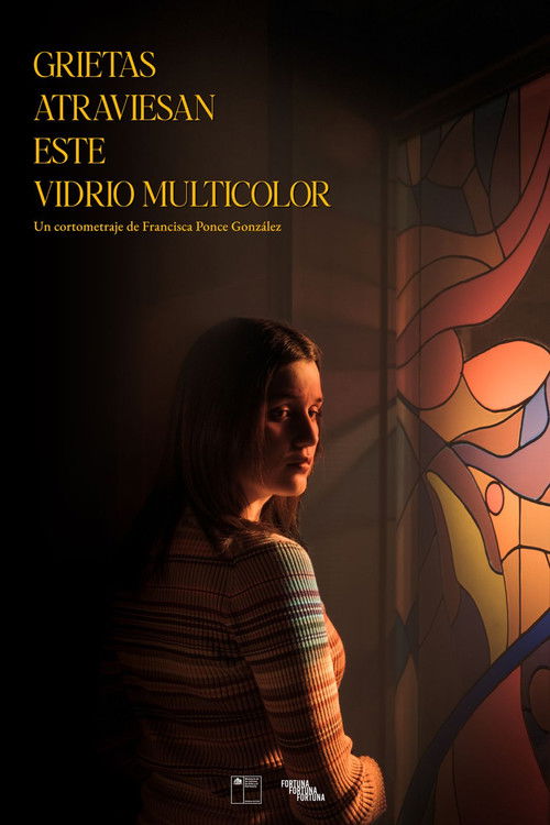 Grietas atraviesan este vidrio multicolor (2025) poster
