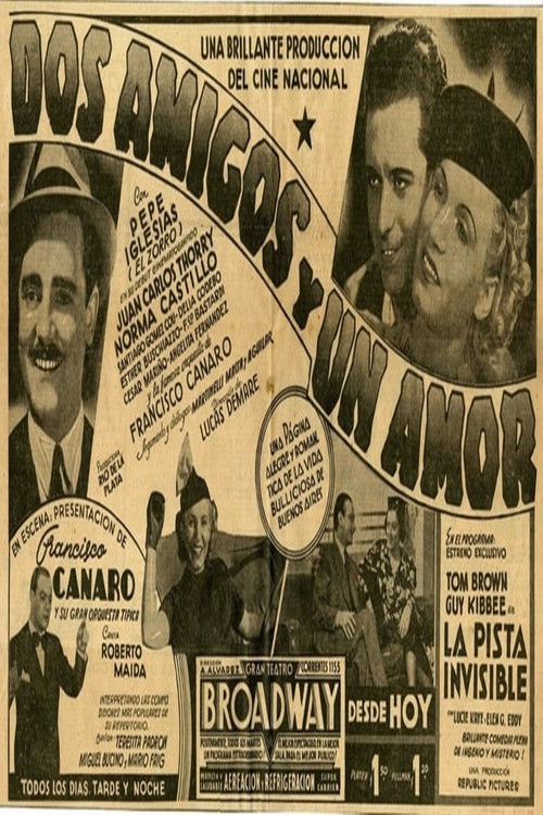 Dos amigos y un amor (1938) poster