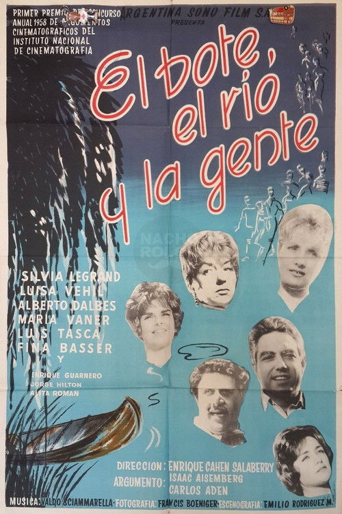 The boat, the river and the people (1960) poster