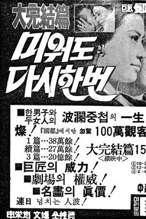 미워도 다시 한 번 대완결편 (1971) poster