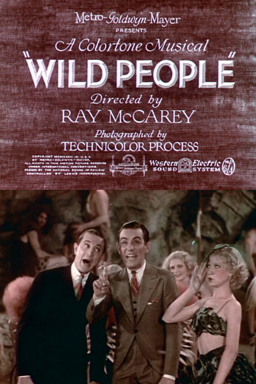 Wild People (1932) poster