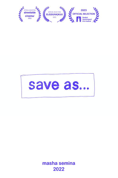 Save As... (2022) poster