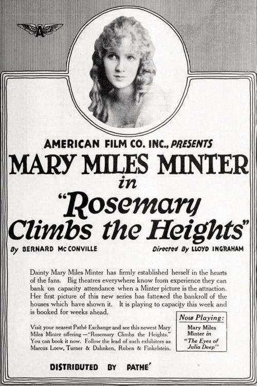 Rosemary Climbs the Heights (1918) poster