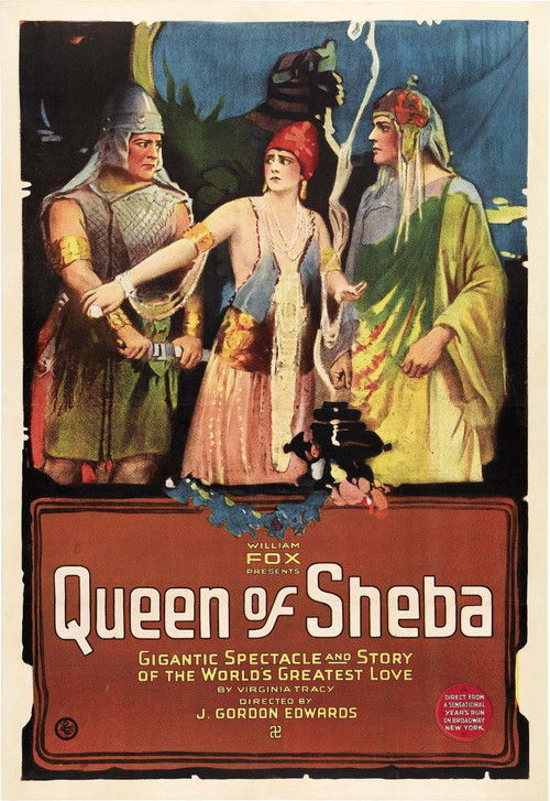 The Queen of Sheba (1921) poster