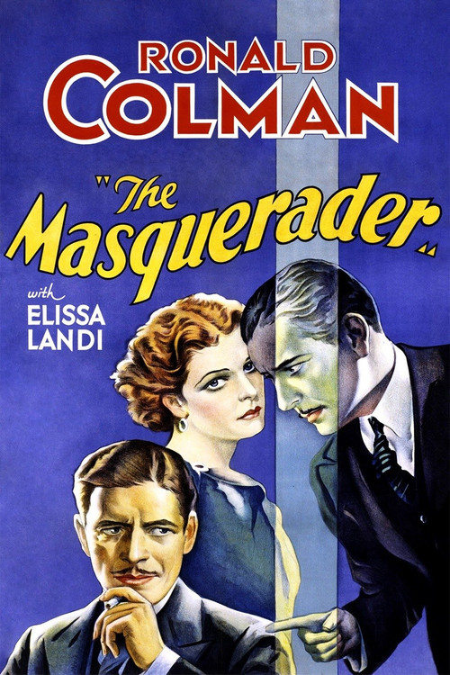 The Masquerader (1933) poster