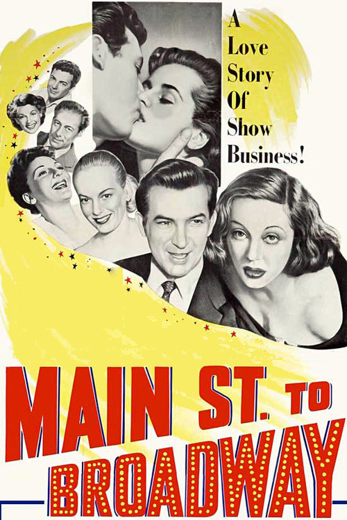 Main Street to Broadway (1953) poster