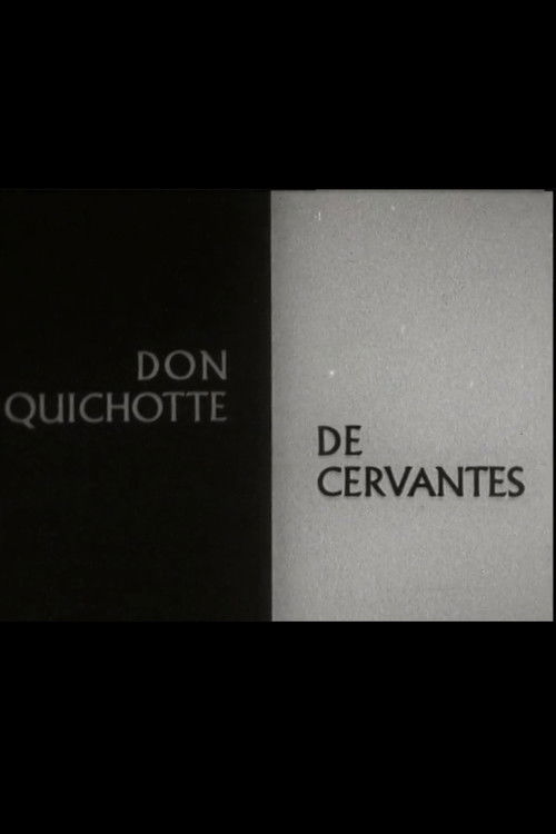 Don Quichotte de Cervantes (1965) poster