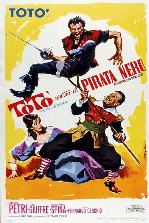 Totò versus the Black Pirate (1964) poster
