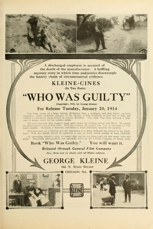 Who Was Guilty (1913) poster