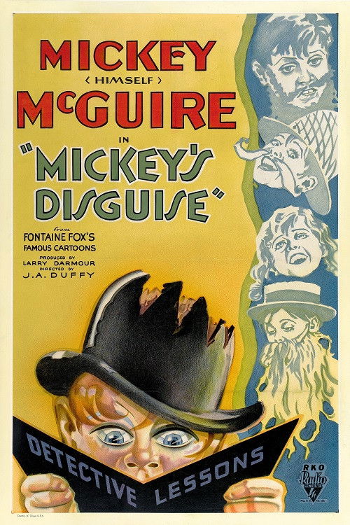Mickey's Disguises (1933) poster