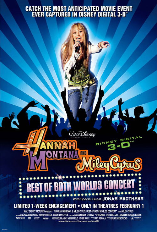 Hannah Montana & Miley Cyrus: Best of Both Worlds Concert (2008) poster