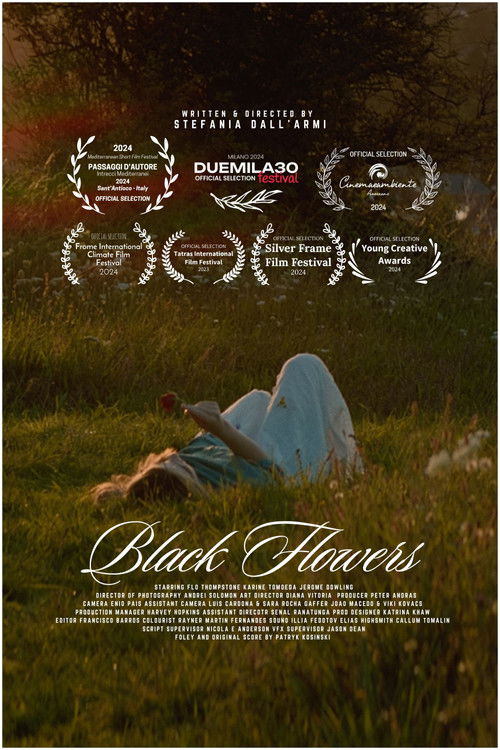 Black Flowers poster