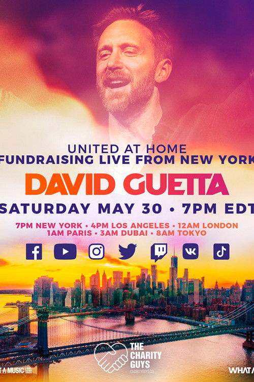 David Guetta | United at Home - Fundraising Live from New York (2020) poster
