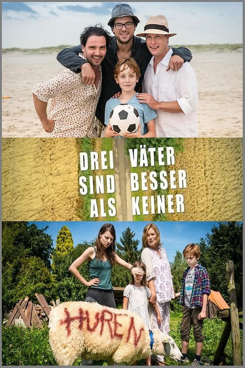 Drei Väter sind besser als keiner (2016) poster