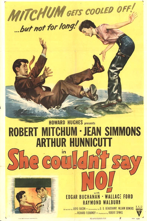 She Couldn't Say No (1954) poster