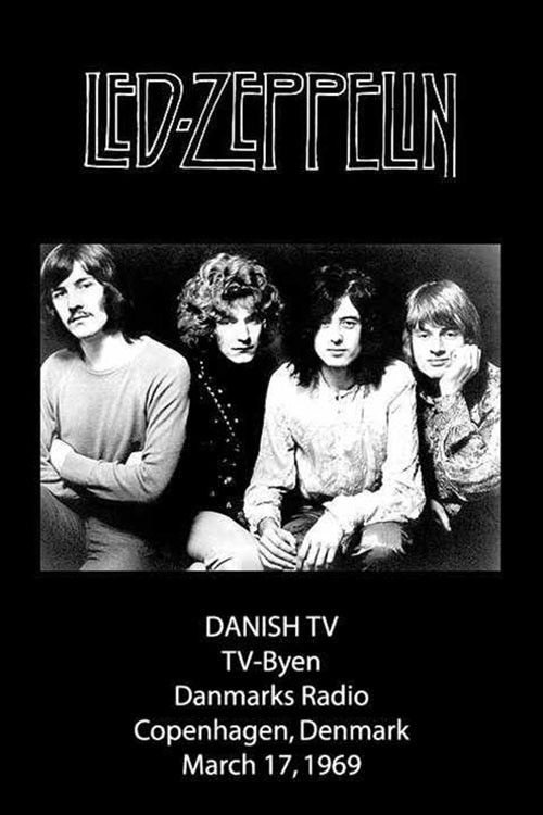 Led Zeppelin - Danmarks Radio Live (1969) poster