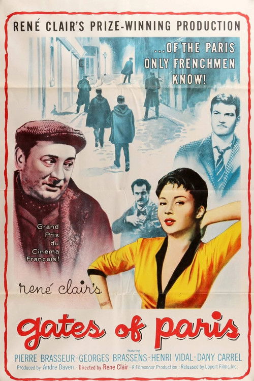Porte des Lilas (1957) poster