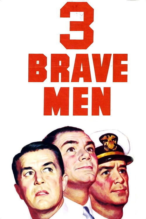 Three Brave Men (1956) poster