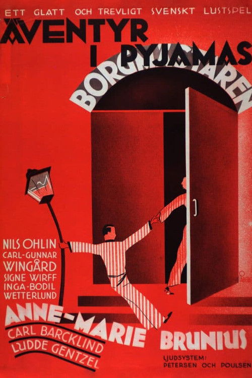 Äventyr i pyjamas (1935) poster