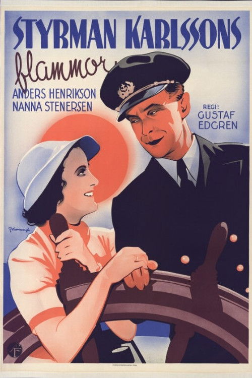 Styrman Karlssons flammor (1938) poster