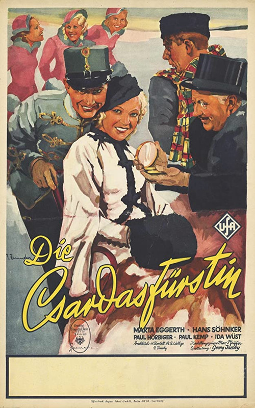 The Csardas Princess (1934) poster