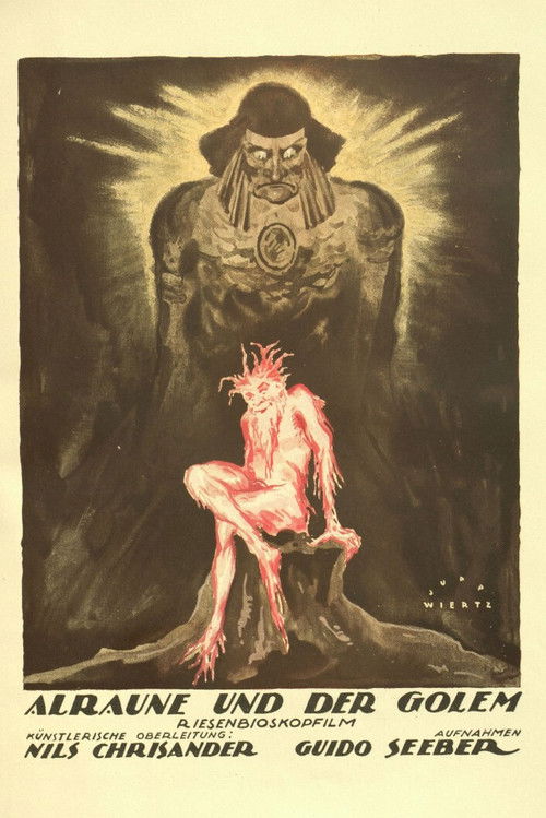 Alraune and the Golem (1919) poster