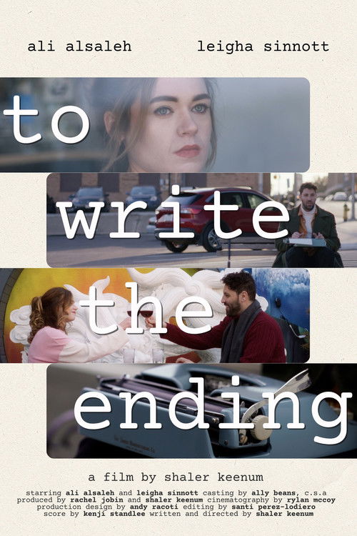 to write the ending (2025) poster