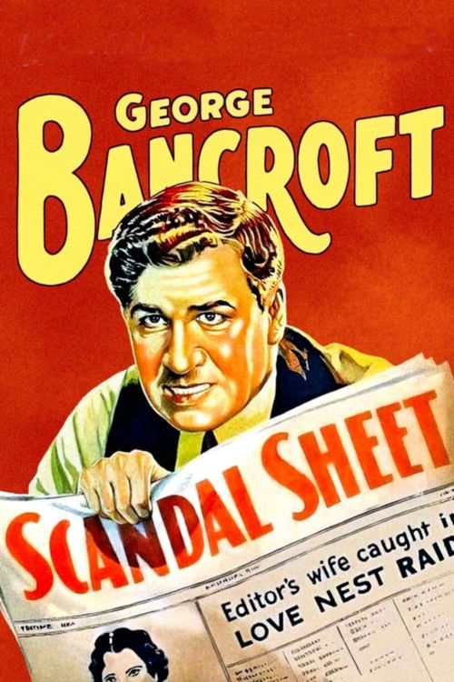 Scandal Sheet (1931) poster