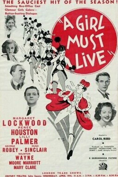 A Girl Must Live (1939) poster