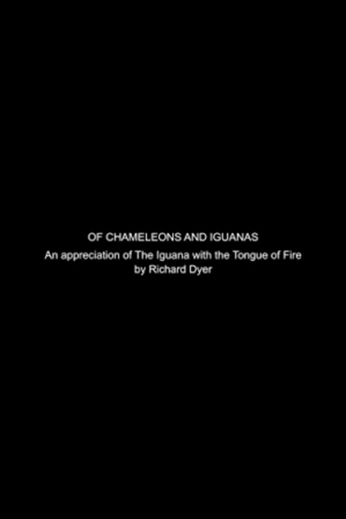Of Chameleons and Iguanas: A Video Appreciation of The Iguana with the Tongue of Fire (2019) poster