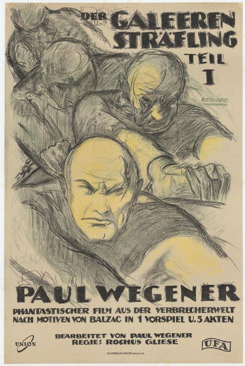 Der Galeerensträfling (1920) poster
