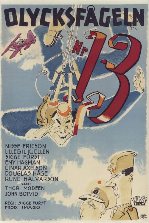 Olycksfågeln nr 13 (1942) poster