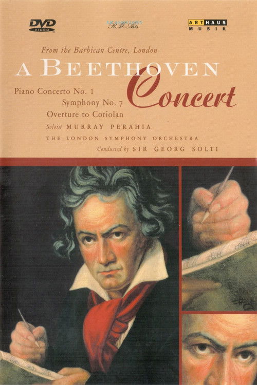 A Beethoven Concert: Symphony No. 7, Piano Concerto No. 1, Overture to Coriolan / Solti, Perahia, London Symphony Orchestra (2002) poster