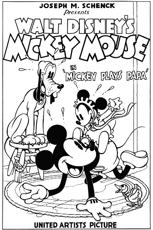 Mickey Plays Papa (1934) poster