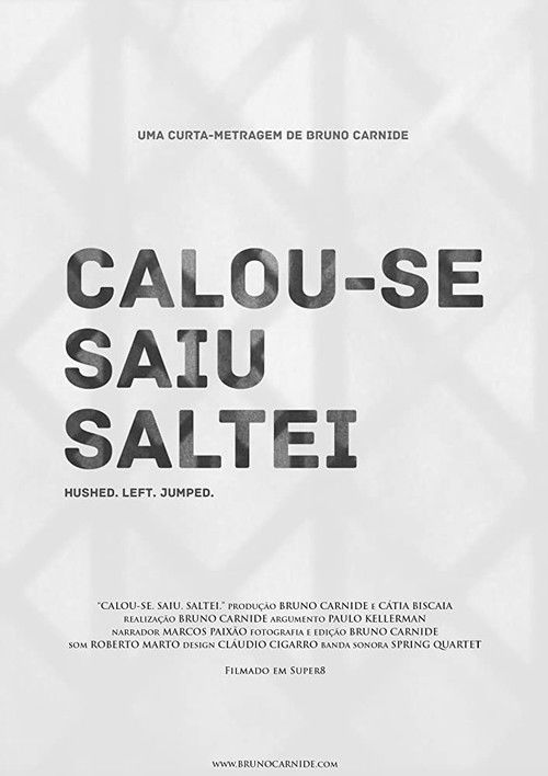 Calou-se. Saiu. Saltei. (2014) poster