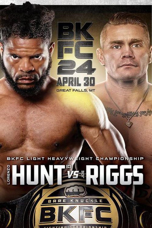 BKFC 24: Hunt vs Riggs (2022) poster