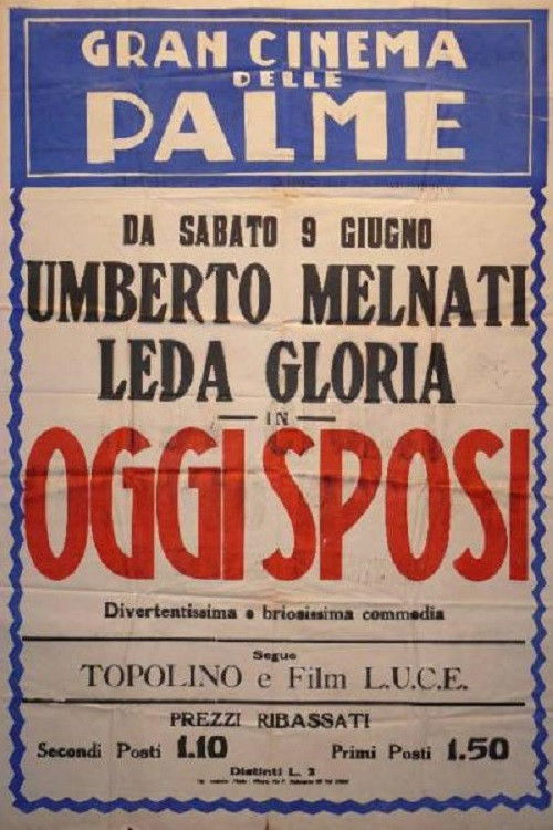 Oggi sposi (1934) poster
