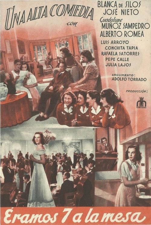 Éramos 7 a la mesa (1942) poster