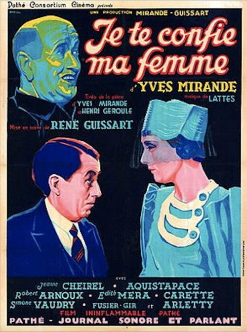 Je te confie ma femme (1933) poster