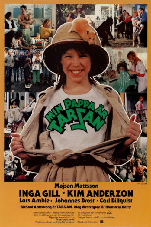 Min pappa är Tarzan (1986) poster