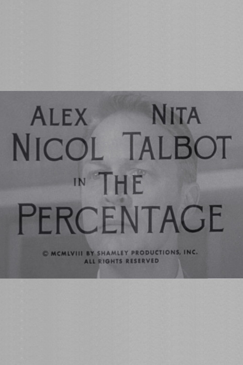 The Percentage (1958) poster