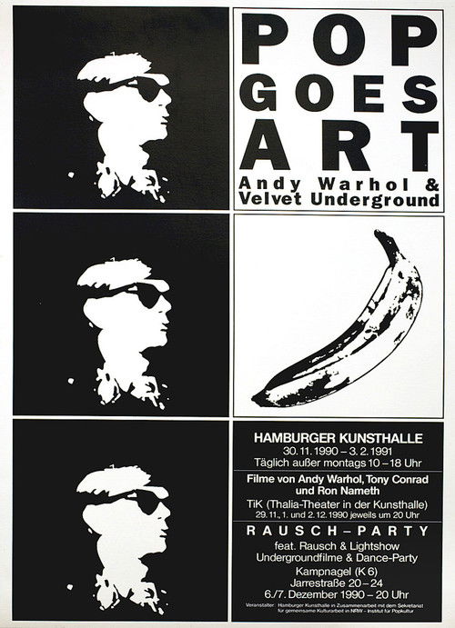 Andy Warhol + Roy Lichtenstein (1966) poster
