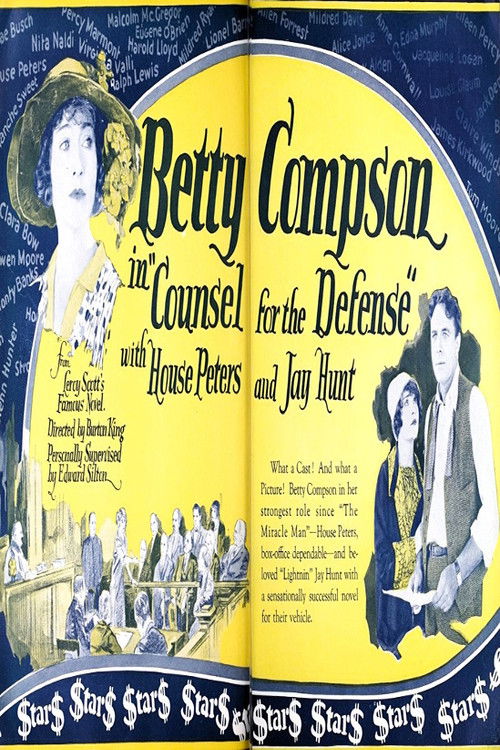 Counsel for the Defense (1925) poster