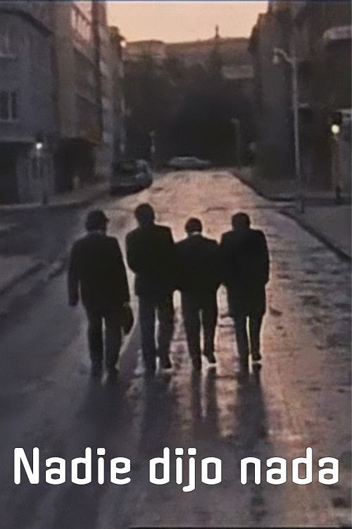 Nobody Said Anything (1971) poster