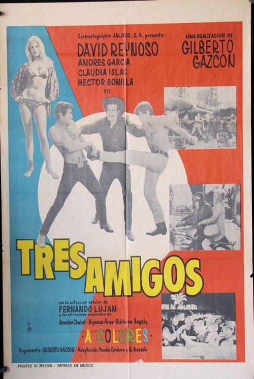Tres amigos (1970) poster