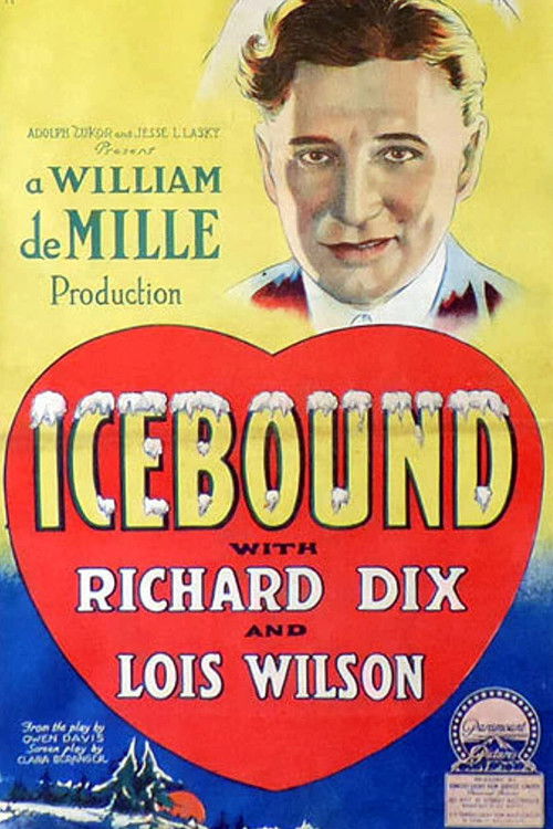 Icebound (1924) poster